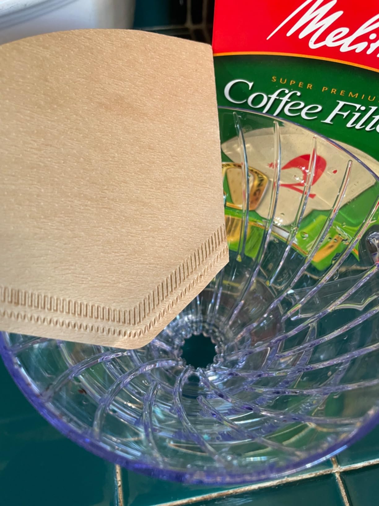 HARIO VDR-01-T Transparent Dripper 01 Clear Coffee Hand Drip for 1 to 2 Cups, Made in Japan customer photo 2