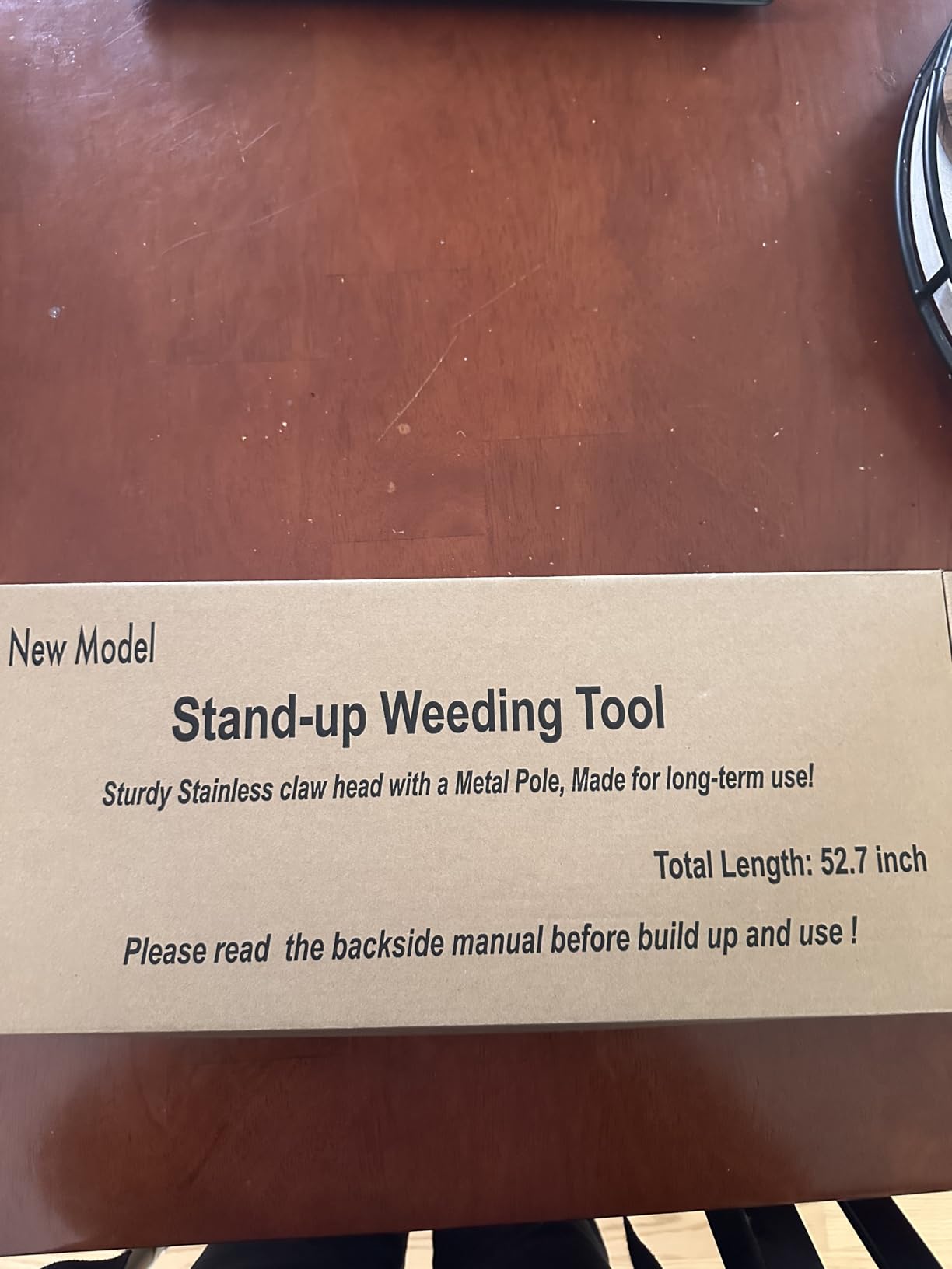 SOMOLUX 52'' Weed Puller Tool Stand-up Weeder with Metal Long Handle/Stainless Steel Claw, Gardening Manual Tool Weed Gripper/Picker/Remover No Bending/Kneeling to Remove Dandelion Form Lawn Patio customer photo 1