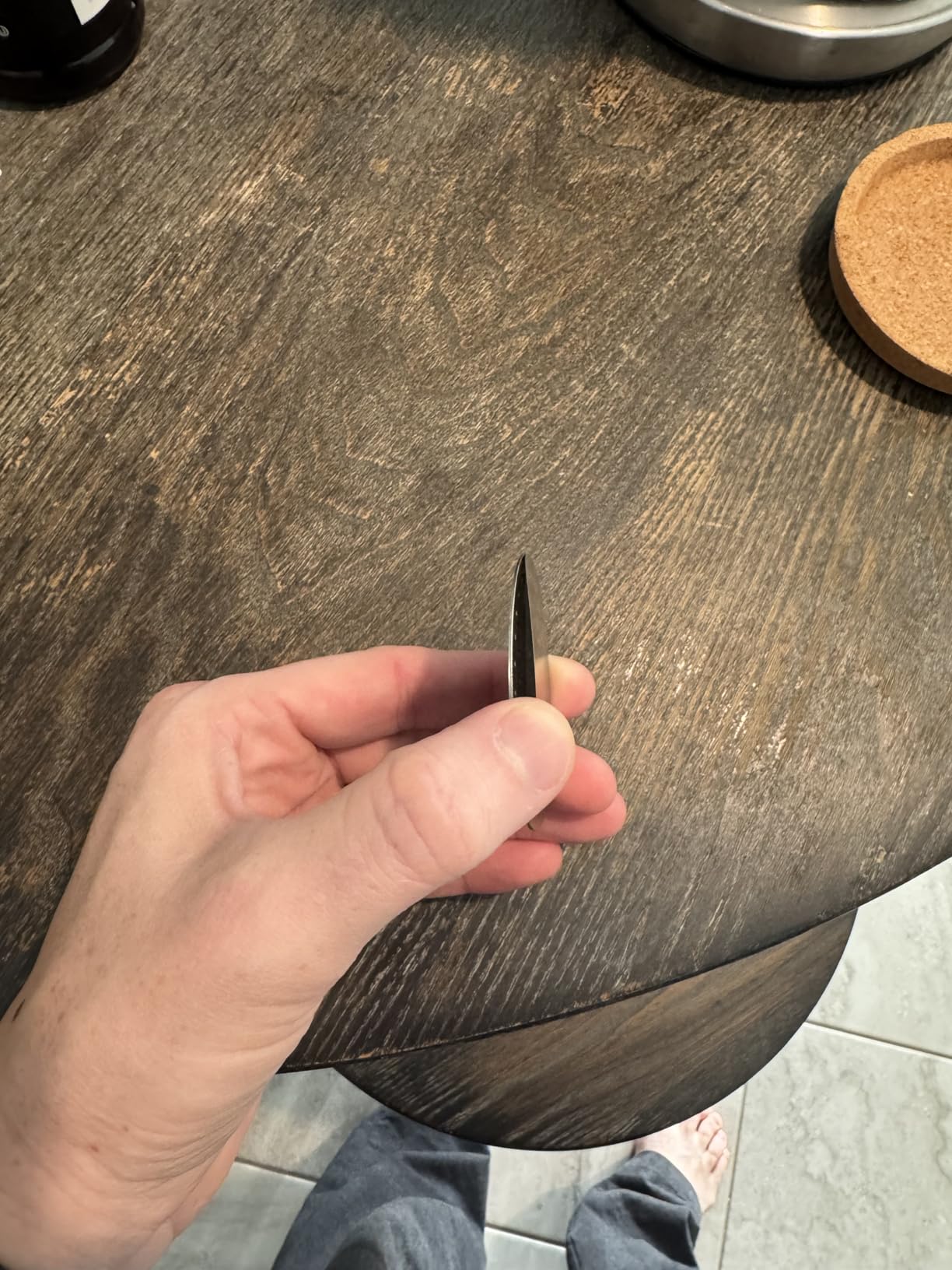 MHW-3BOMBER 54mm Puck Screen - 0.8mm Espresso Puck Screen - Metal Reusable Coffee Filter for Breville Sage 54mm Portafilter Basket - Double-layer Espresso Screen FG5591M-OS customer photo 2