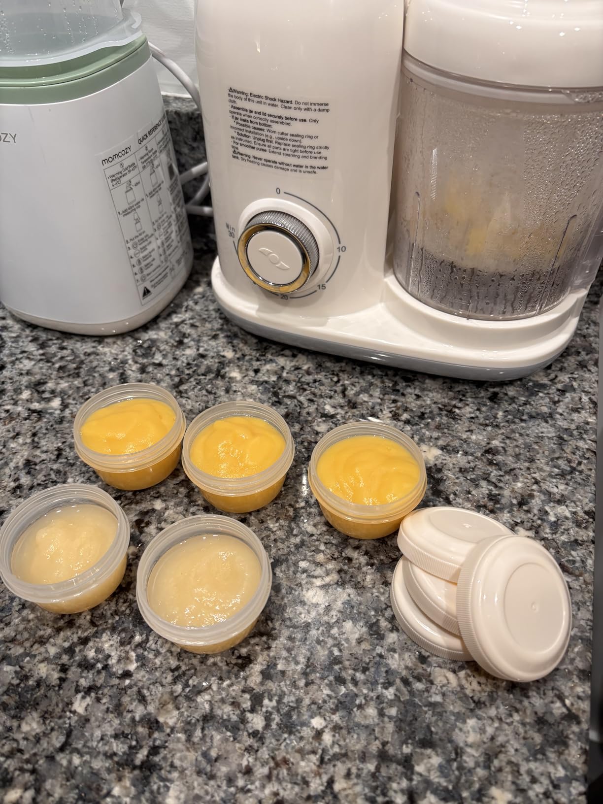 AMZBabyChef Baby Food Maker Blender: 4-in-1 Steamer and Puree Processor customer photo 2
