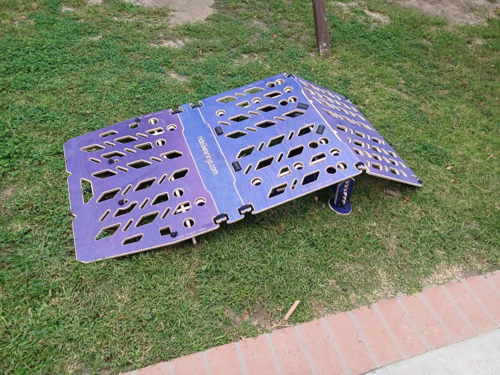 Ninja MTB Approach Mountain Bike Jump Ramp, Adjustable Ramp for MTB and BMX Beginners to Advanced, Lightweight and Portable Bike Ramp customer photo 1