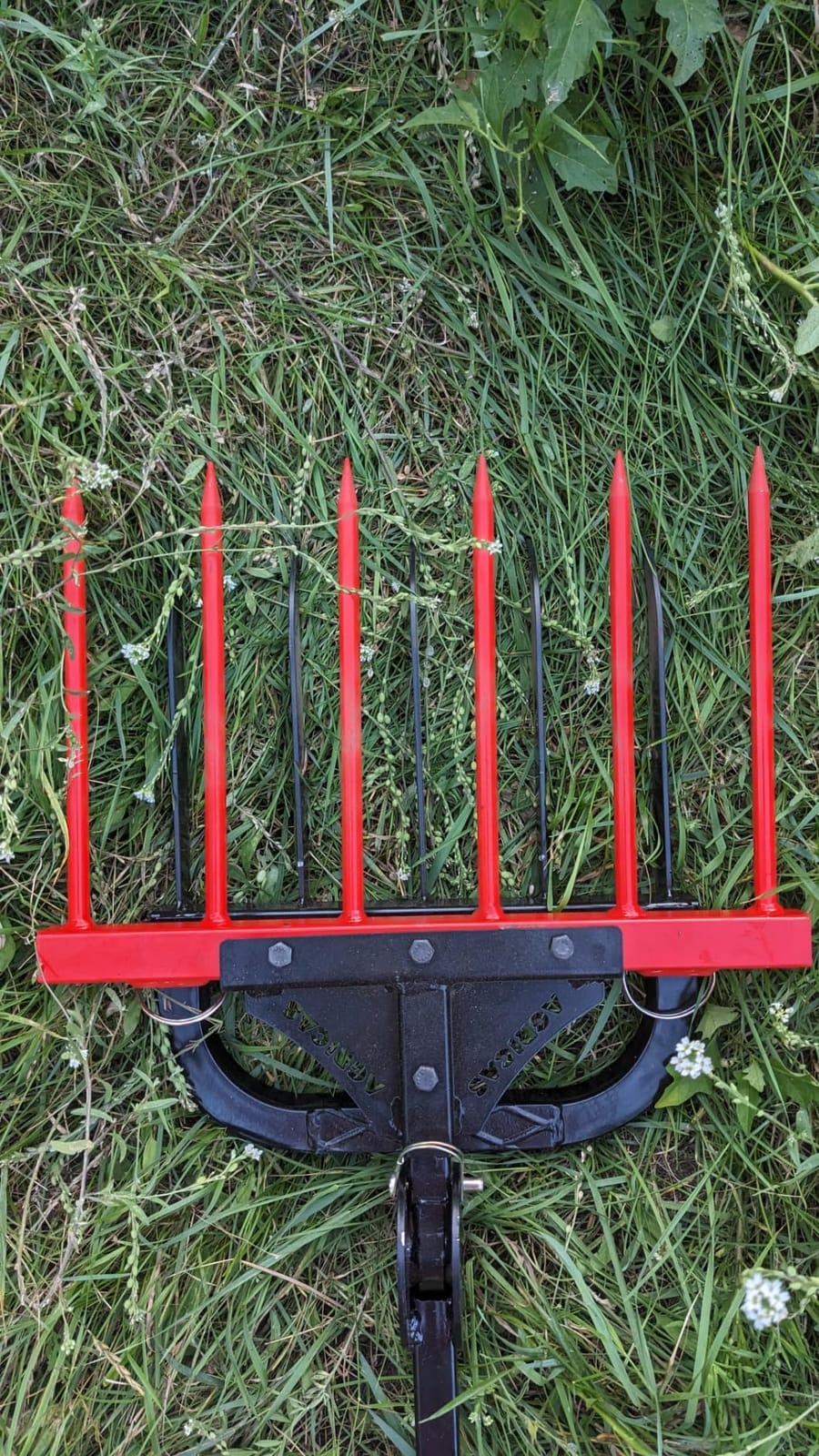 Broad Fork for Gardening - Portable and Ergonomic Broadfork Garden Tool Cultivator Tiller with 6+5 Sharp Tines - Heavy Duty Pitchfork, with Thickened Design customer photo 2