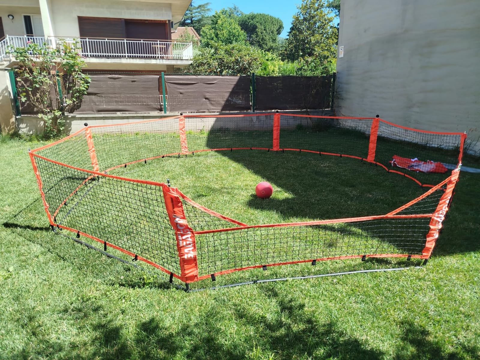 GoSports Gaga Ball Pit – 10 ft, 15 ft or 20 ft Portable Indoor/Outdoor Gagagon Pit for School, Camp or Home Use customer photo 1