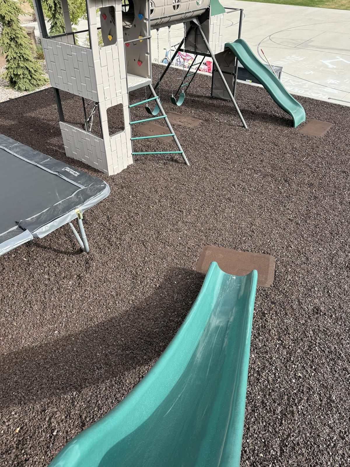Playsafer Playground Safety Rubber Wearmat for Swingsets and Slides - 1