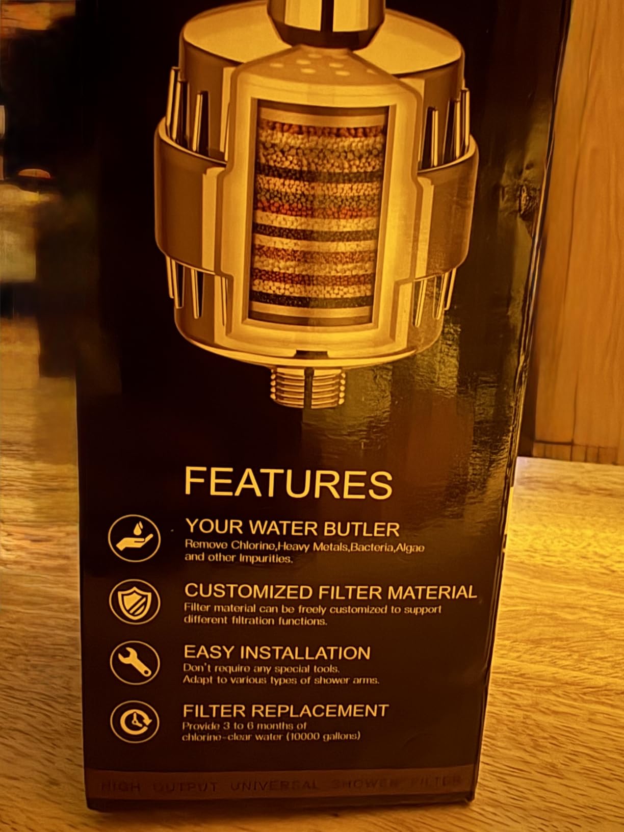 Hammerhead Metal Shower Head Filter, KDF-55 Removes Chlorine & Chemicals customer photo 2