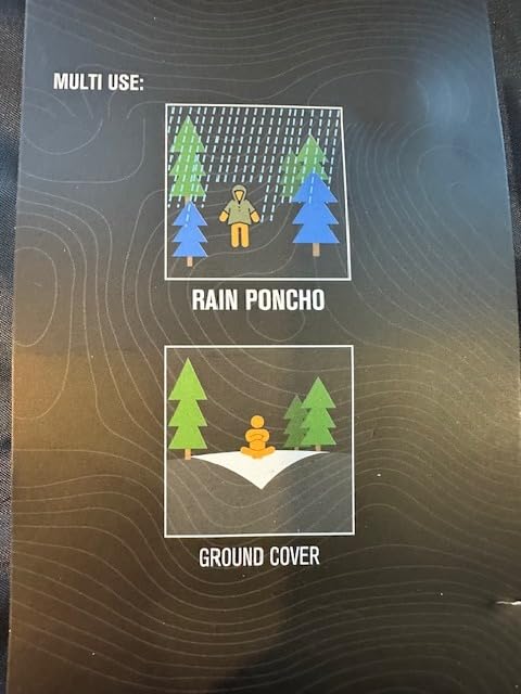 Hurley Ponchos Adult Rain Ponchos Waterproof Lightweight Packable Rain Top customer photo 1