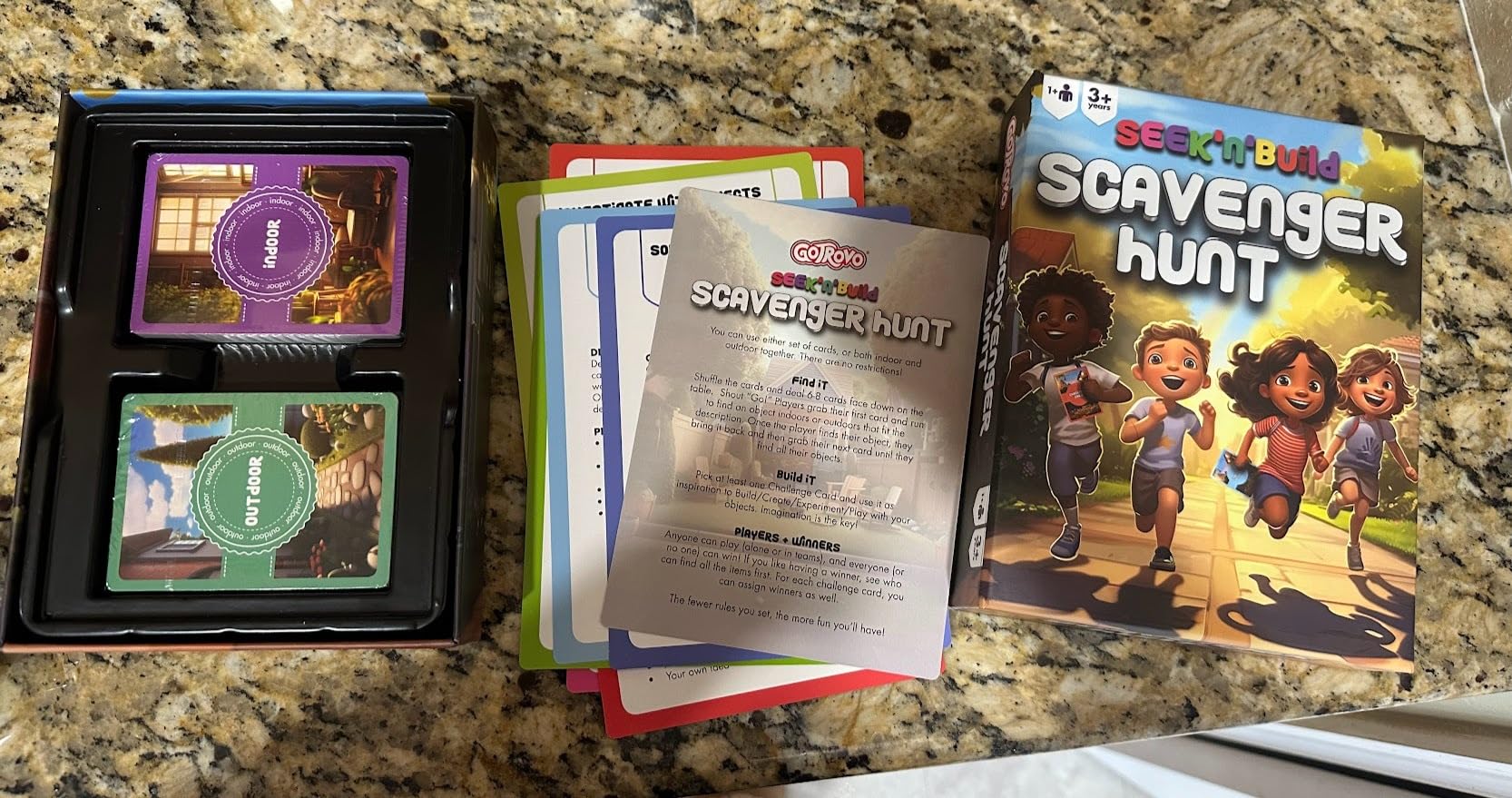 Gotrovo Active Kids Scavenger Hunt Game - Outdoor Clue Cards customer photo 2