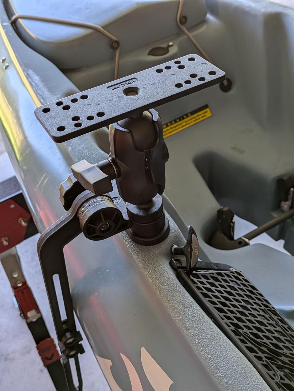 Fish Finder Mount with Transducer Arm for Kayak Track System customer photo 1