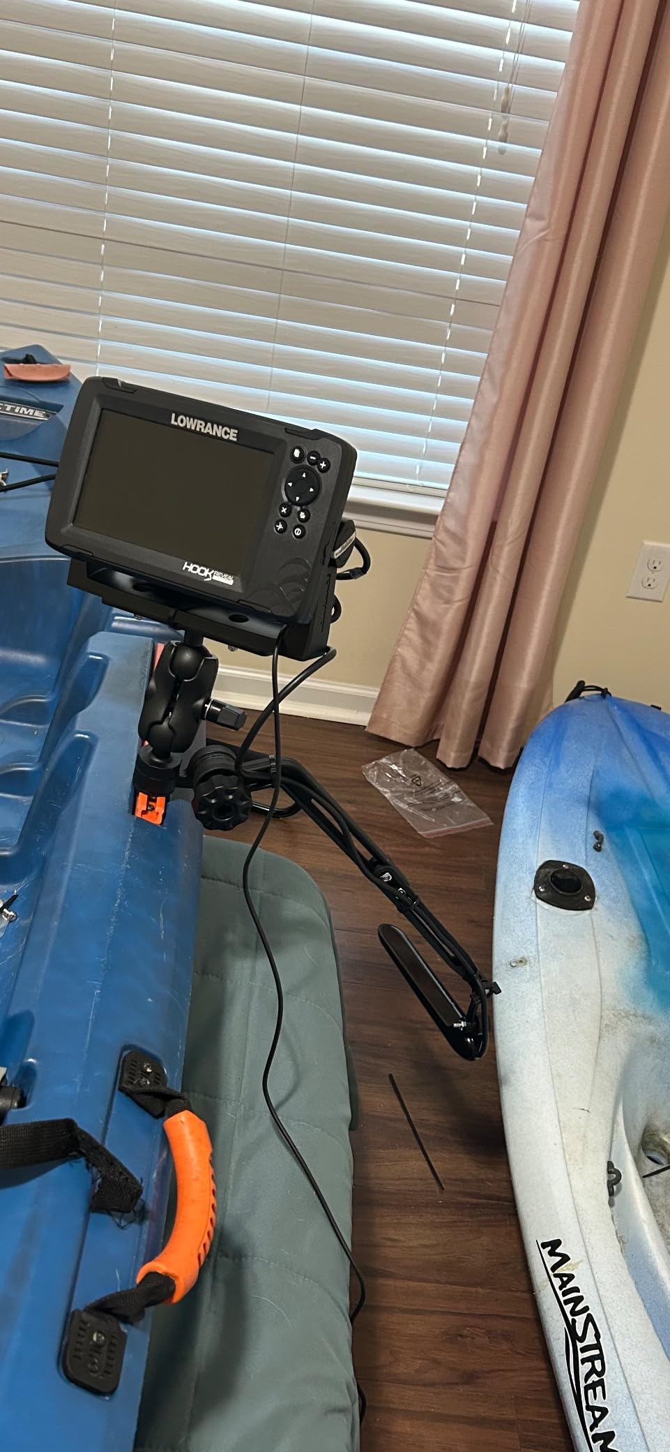 Fish Finder Mount with Transducer Arm for Kayak Track System customer photo 2