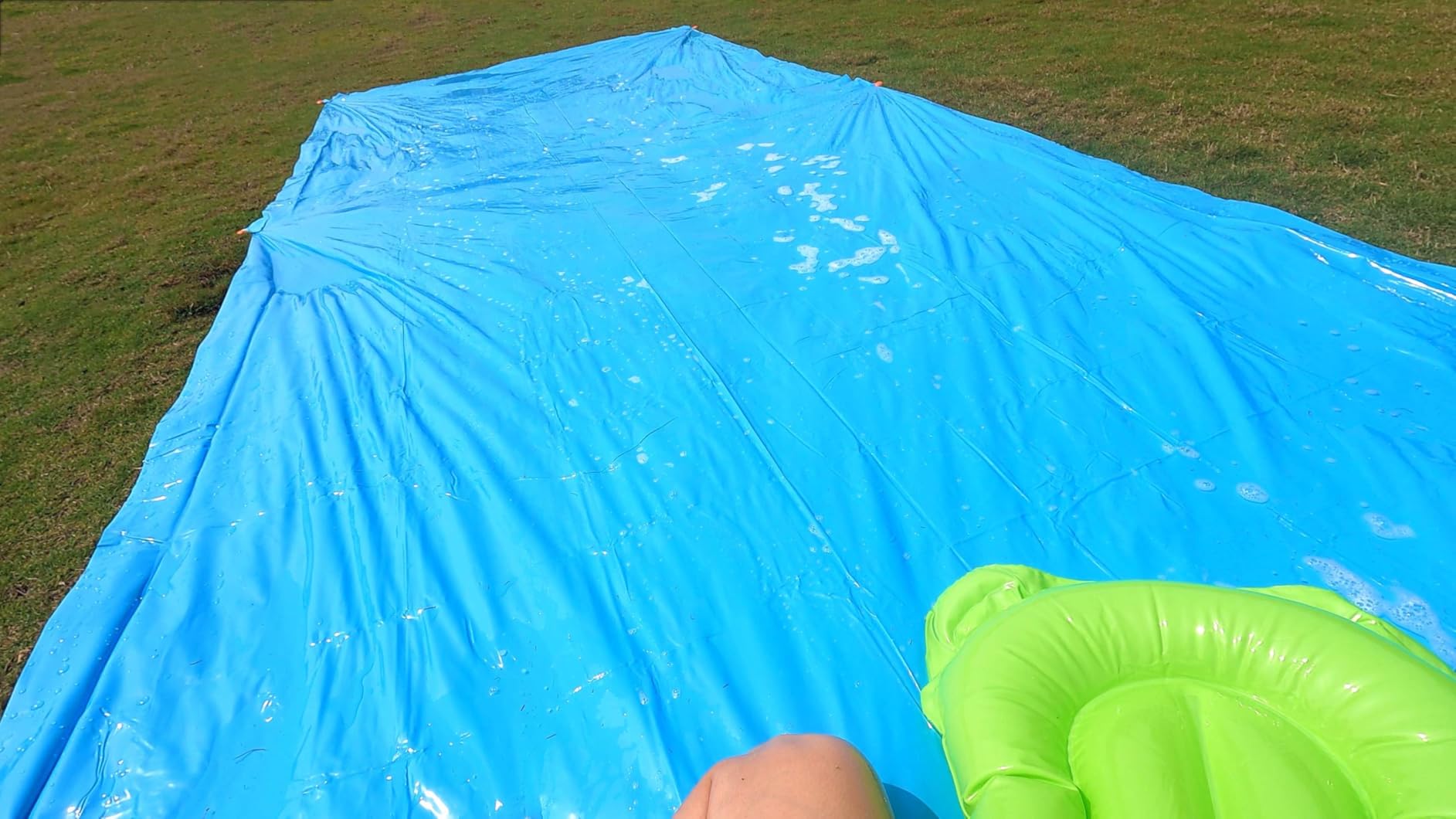 40FT Slip Lawn Water Slide, Giant Slip, Splash and Slide for Kids Adults customer photo 2