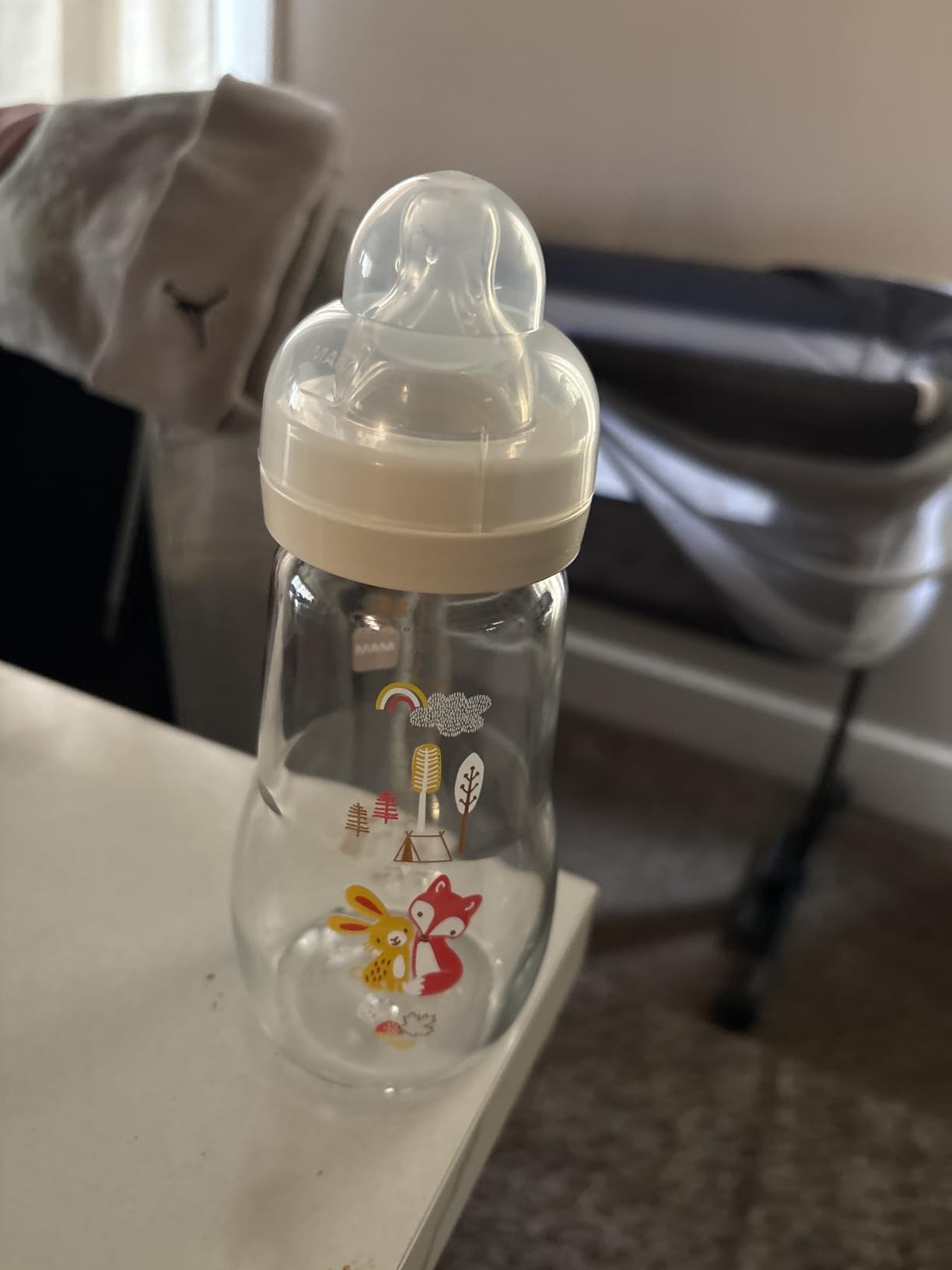 MAM 6oz Pure Glass Feel Good Anti-Colic 0+ Months Baby Bottle, 3 Pk, Unisex customer photo 2