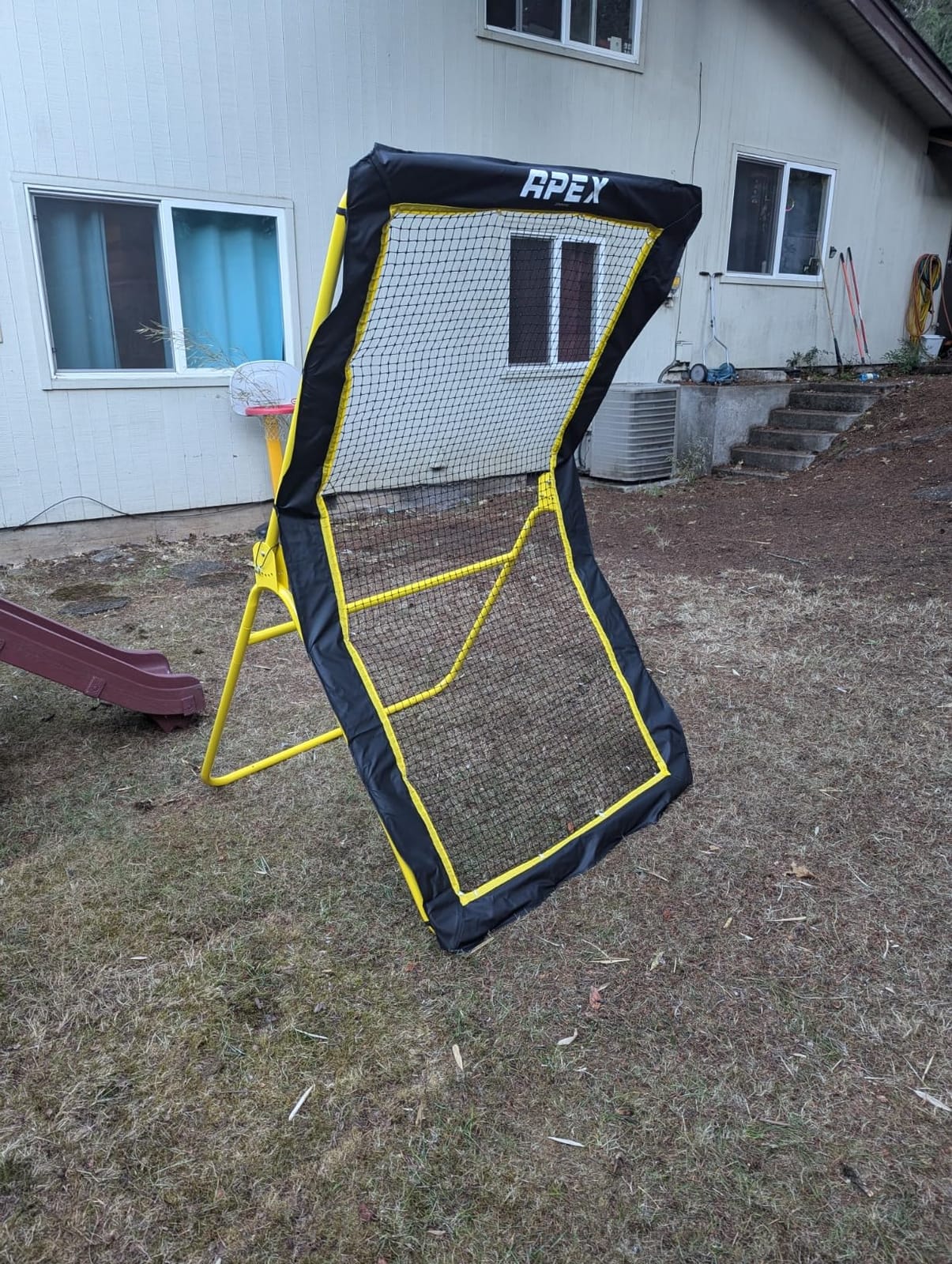 Apex Sports Professional Lacrosse Rebounder Volleyball Rebounder (4x7 Feet) customer photo 2