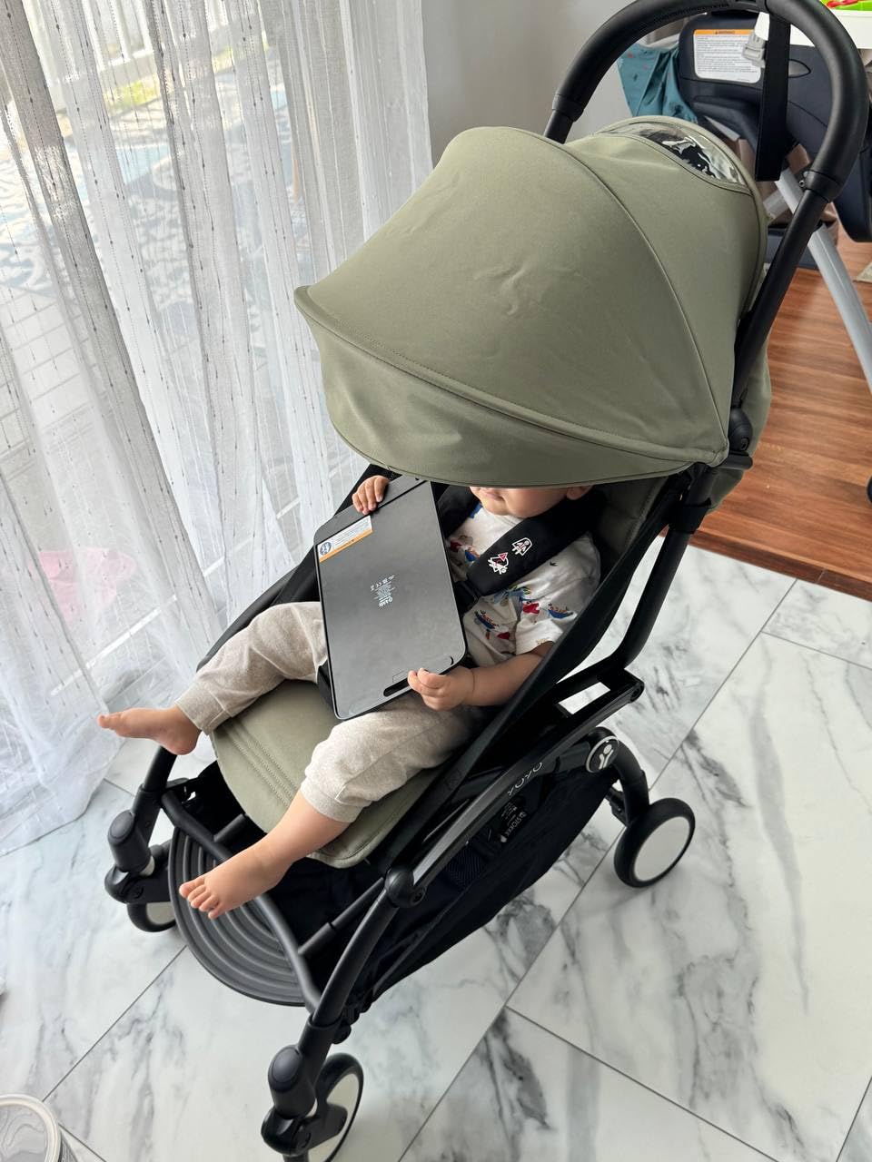Stokke YOYO3 Travel Stroller from 6 Months, Easy Fold, White/Stone customer photo 1