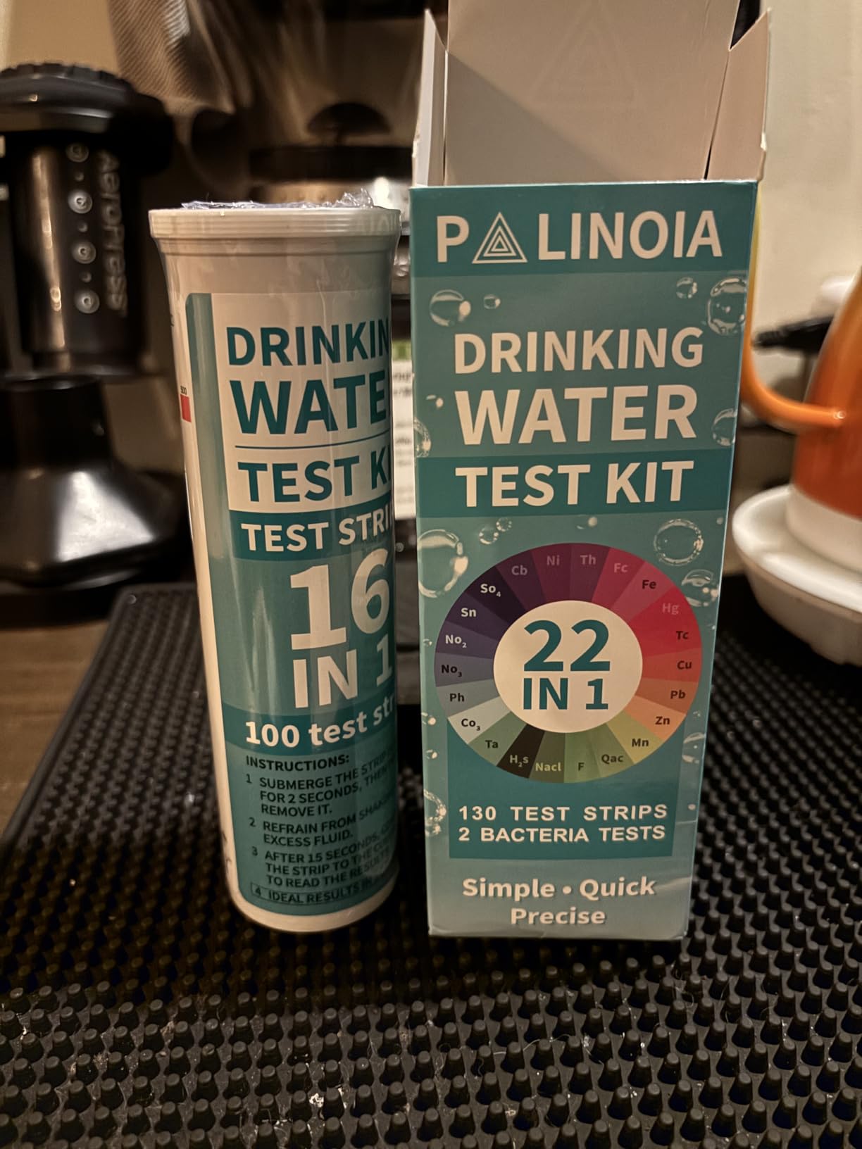 24 in 1 Complete Drinking Water Test Kit, 165 Strips + 2 Bacteria Tests customer photo 1