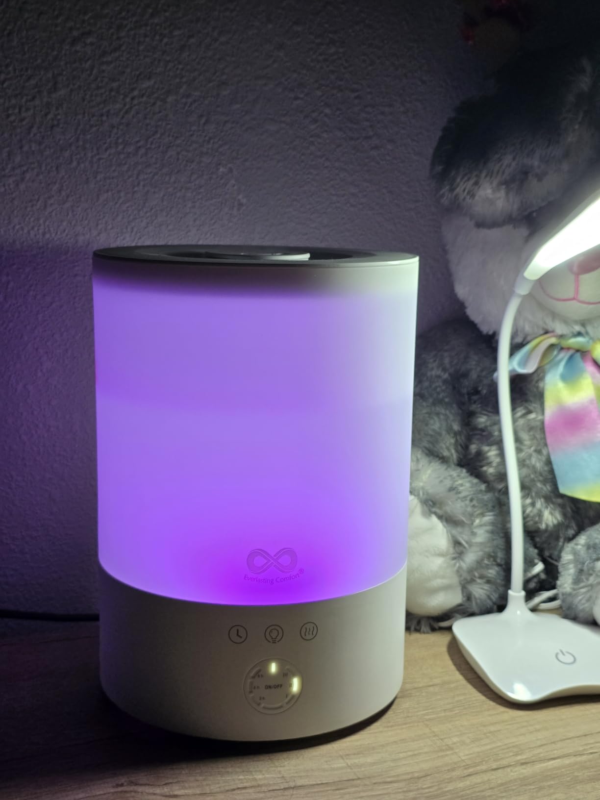 Everlasting Comfort 2.5L Ultrasonic Humidifier for Bedroom, 28 dB Cool Mist customer photo 2