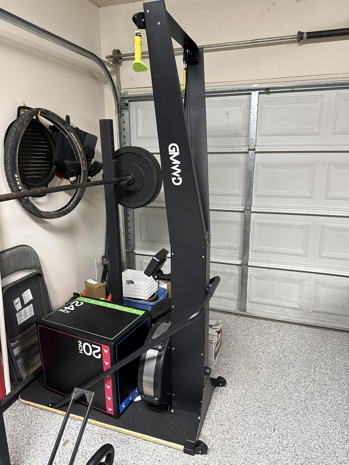 Ski Exercise Machine, GMWD Ski Equipment Indoor Aerobic Wind Resistance Machine, Indoor Strength Training Home Gym Equipment customer photo 2