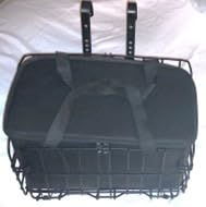 Bike Basket, Foldable Bicycle Basket with Removable Liner Bag, Large Quick Release Design Metal Bike Basket Front for Carrying Dogs, Pets, Fruit, Groceries, Ebike Bicycle Accessories customer photo 1