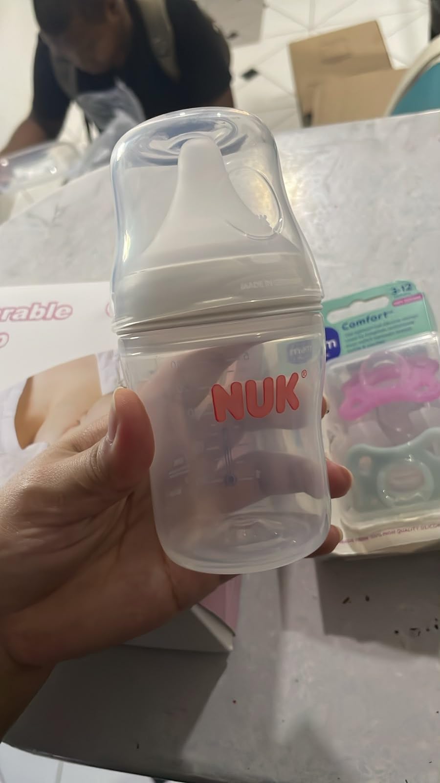 NUK Perfect Match Natural + Anti-Colic Bottle, 5 oz, 2 Pack customer photo 2
