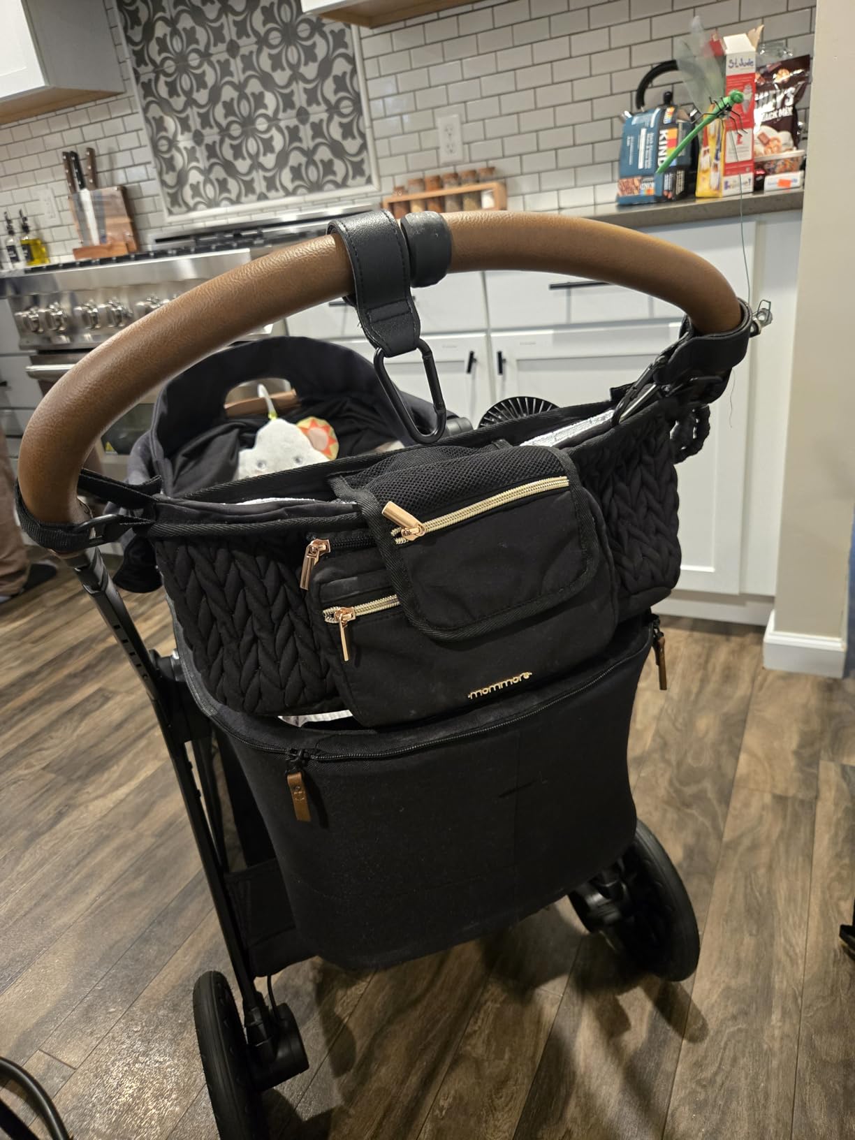 mommore Universal Stroller Organizer with Insulated Cup Holders customer photo 2