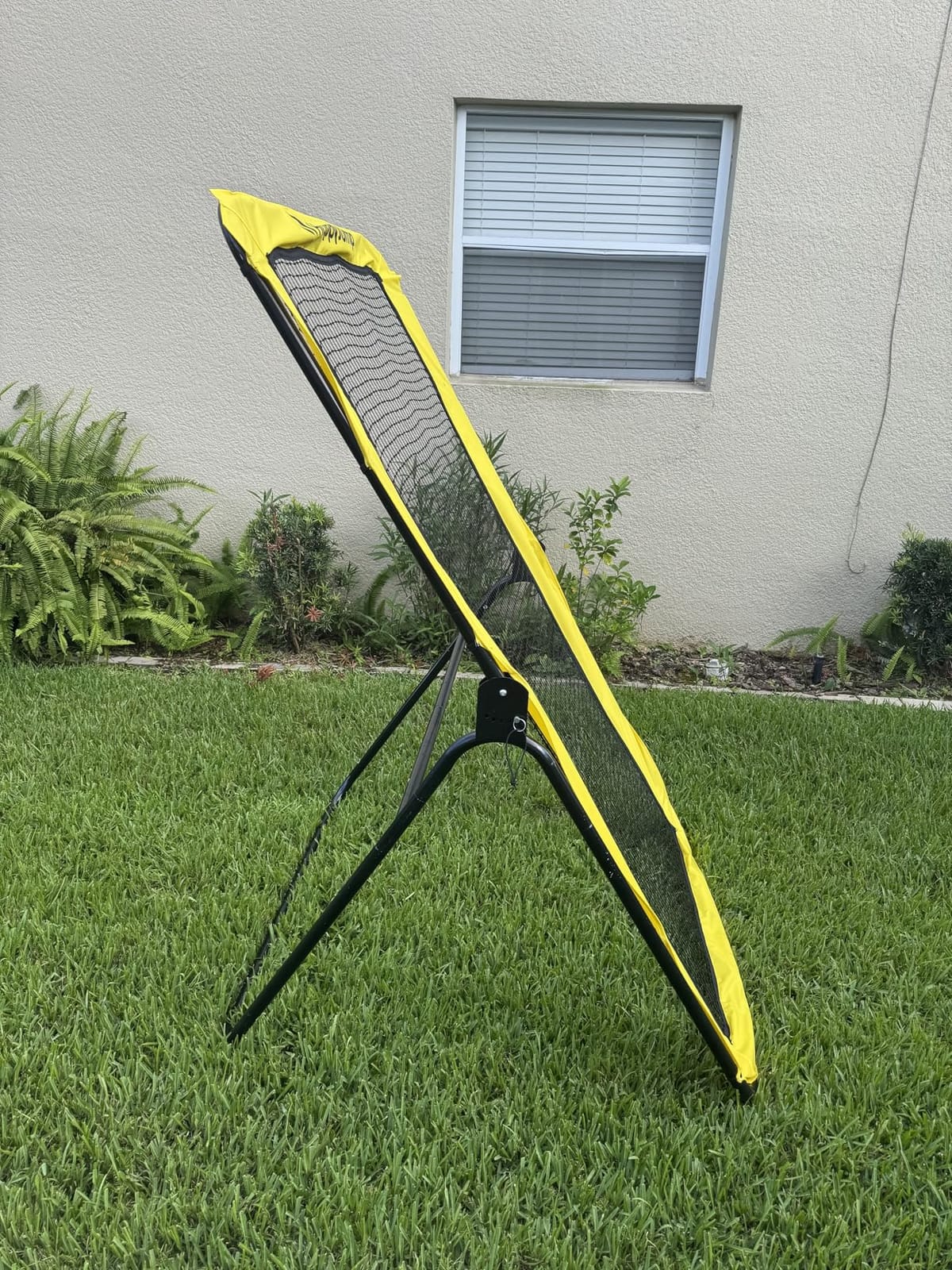 Happy Jump 7x4 FT Lacrosse Rebounder Net, 5 Angles Portable Quick Setup customer photo 2