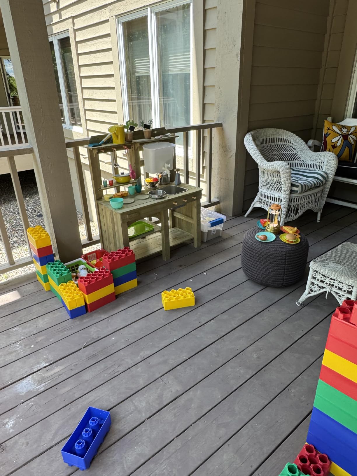 Tiny Land Outdoor Mud Kitchen for Kids Ages 3+, Wooden Water Play Kitchen customer photo 2