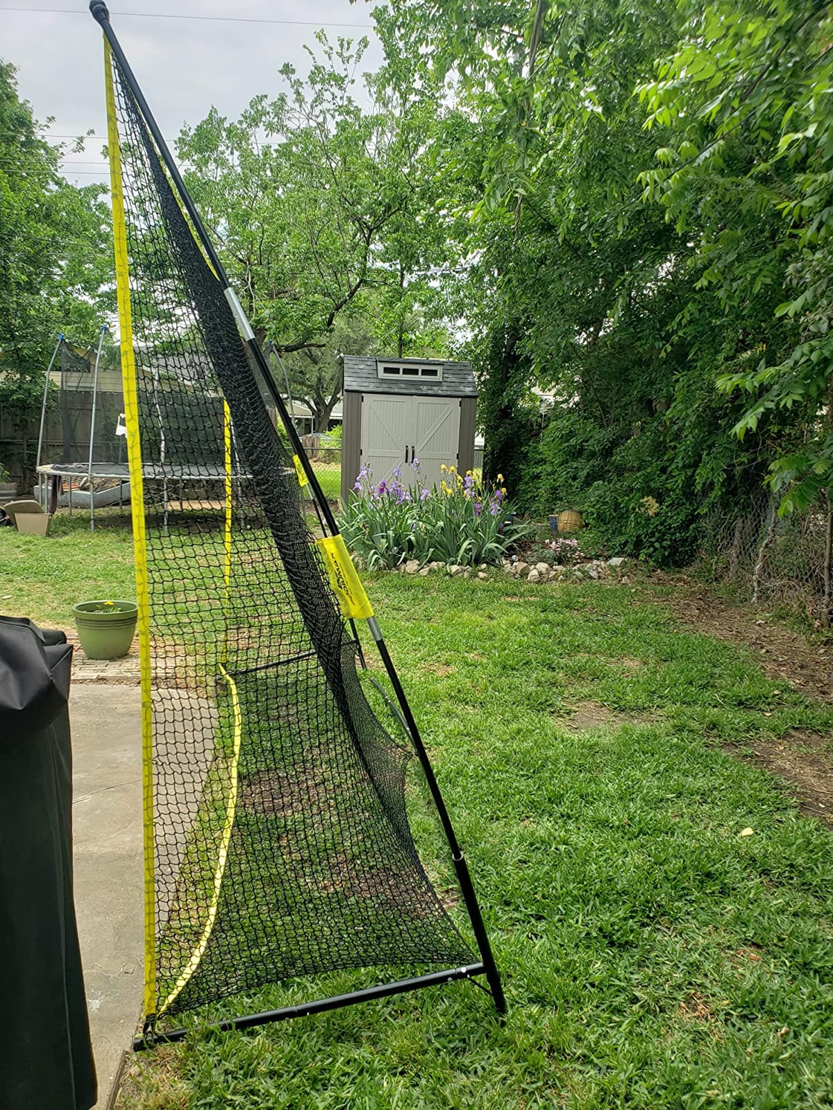 PodiuMax Golf Net, 10x7ft Golf Practice Net with Noise Reduce Silk Target Driving Real Balls, Hitting Nets for Backyard Garage, Improve Chipping Putting Pitching,Gift for Men & Golfers customer photo 1