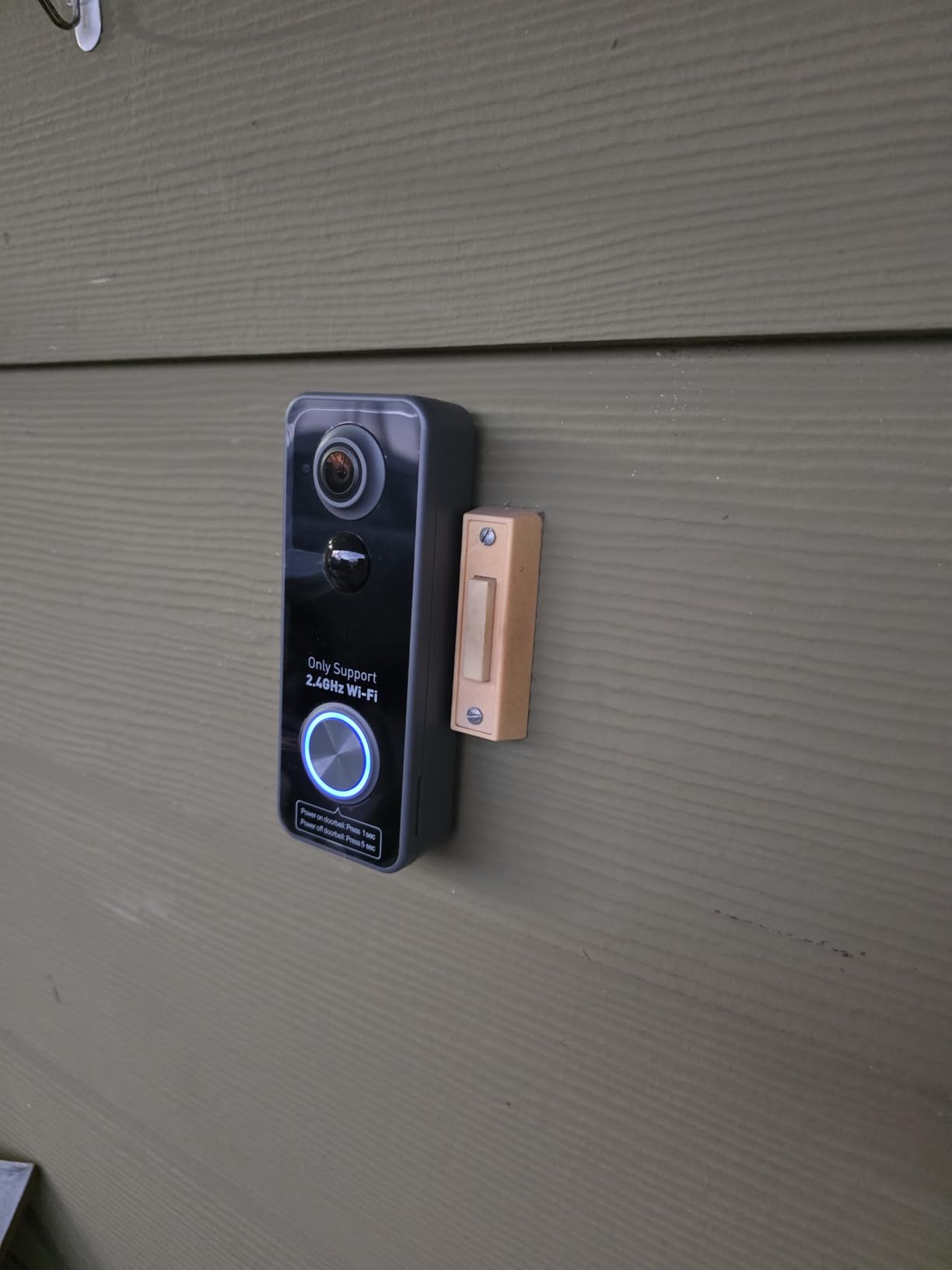 Doorbell Camera Wireless,Head-to-Toe Video - No Subscription Required,2K HD Live View,Two-Way Talk,Smart Video Doorbell with Chime,Motion Alerts,Compatible with Alexa &Google(2.4G WiFi) customer photo 1