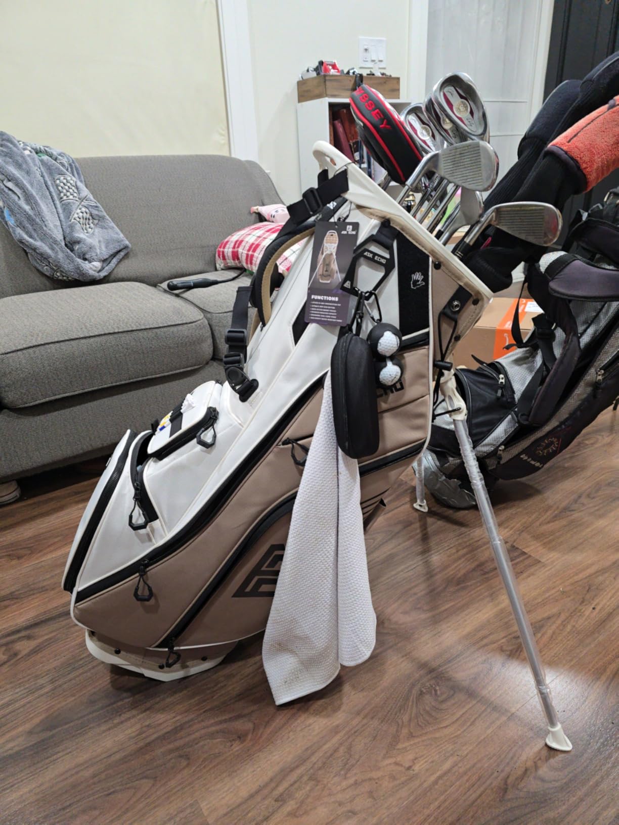 ASK ECHO Soundless 14-Way Golf Stand Bag for Men & Women customer photo 2