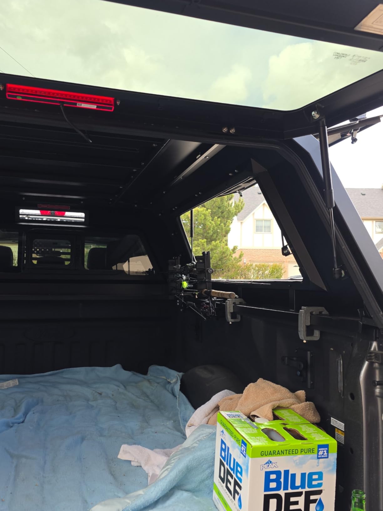 Upgraded Fishing Rod Holder for Truck Bed, Holds 4/6 Rods, Secure C-Clamp No-Drill, Horizontal/Vertical Mount, Fishing Rod Holder Fits Most Pickup Trucks, 1 Pair customer photo 1