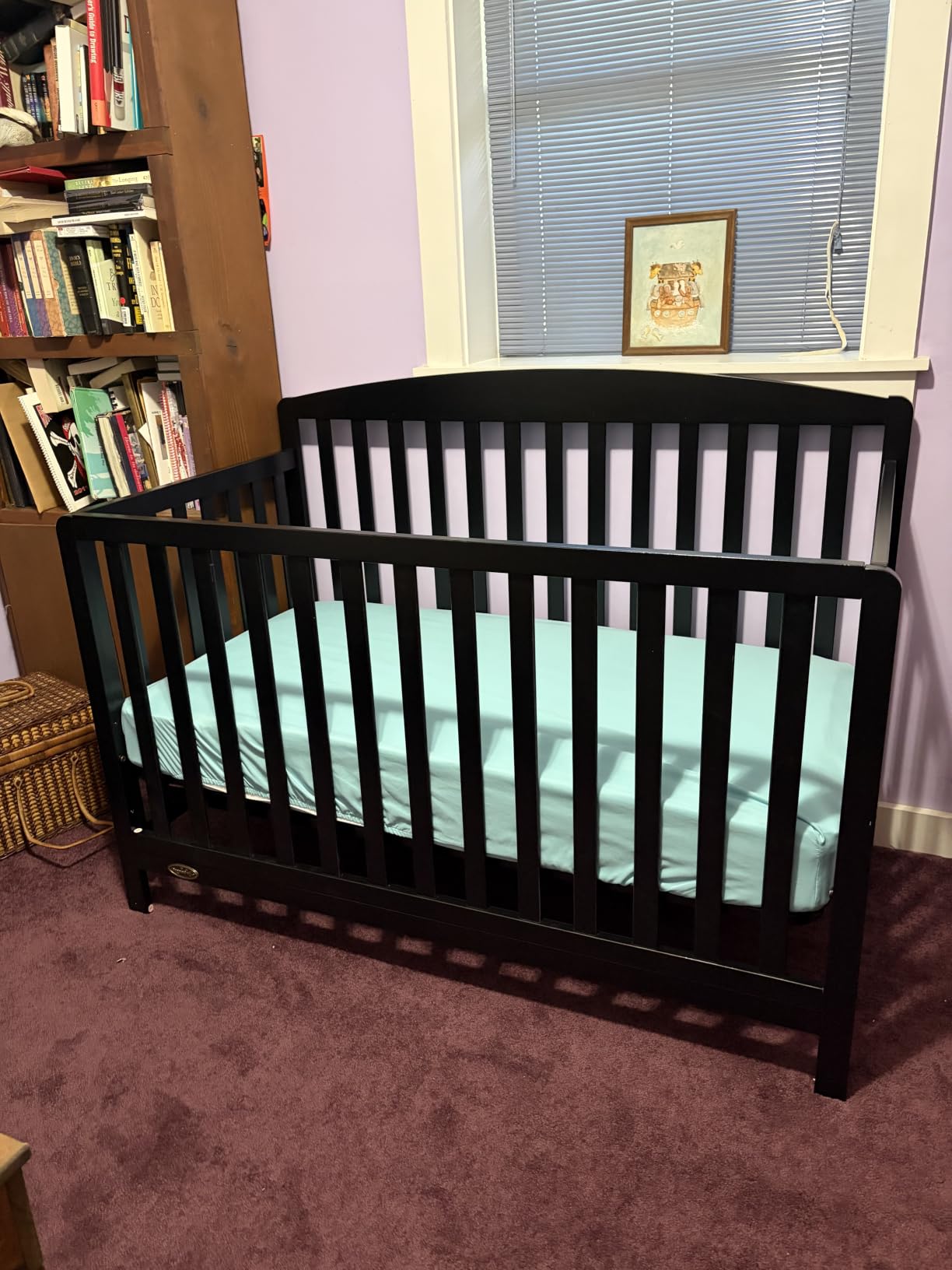Portable Baby Playard& Playpen with Mattress, Travel Crib, Grey customer photo 1