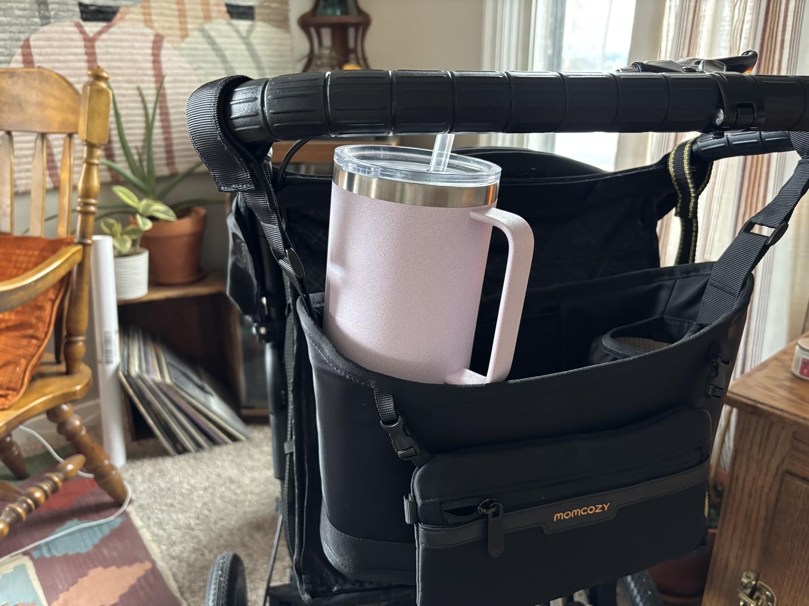 Momcozy Slim Stroller Organizer with 2 Insulated Cup Holders customer photo 2