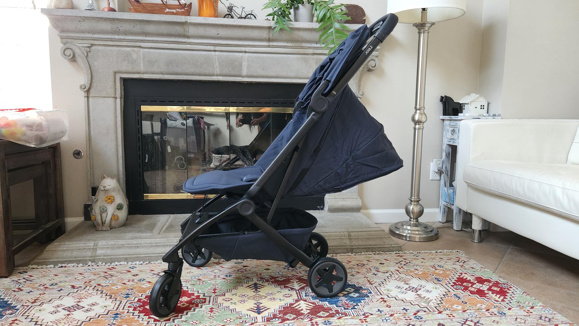 Joolz Aer2 Lightweight Travel Stroller for Baby & Toddler – One-Hand Fold, Compact Carry-On Airplane Approved, Reclining Seat, UPF 50+ Canopy, Travel Pouch, Baby Net – Sage Green customer photo 2