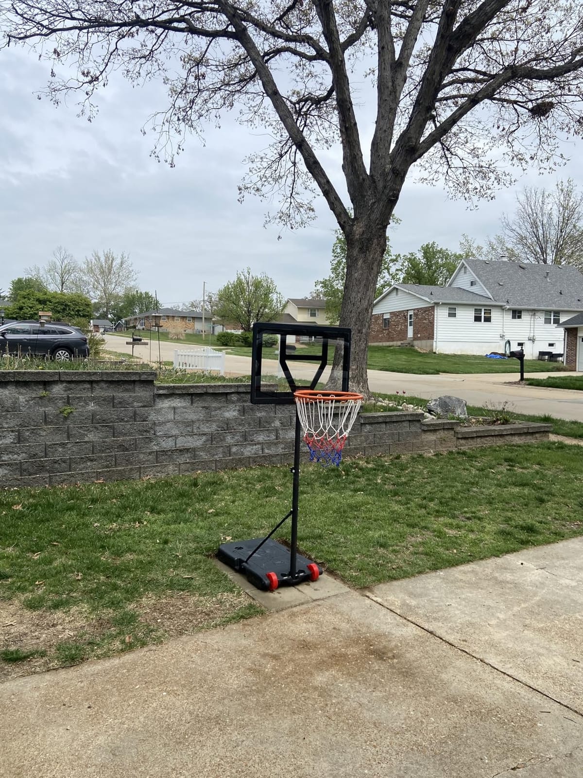 Yohood Kids Basketball Hoop Outdoor Height Adjustable 3-7 FT, Portable Basketball Goal System for Kids Youth Teens in Backyard/Driveway/Indoor, Shatterproof Backboard and Stable Base customer photo 1