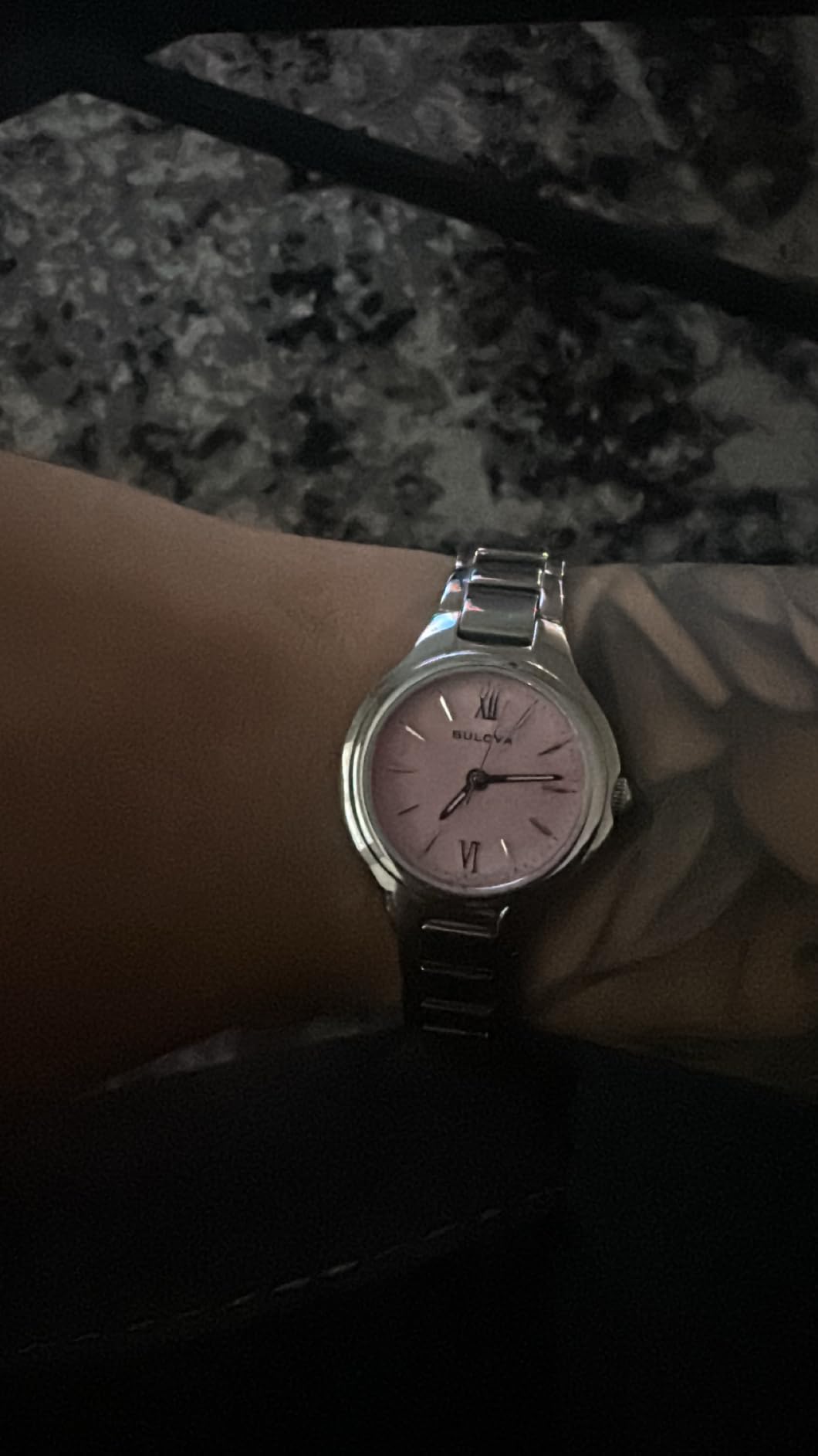 Bulova Ladies 3-Hand Quartz Classic, Stainless Steel Case, 28mm customer photo 2