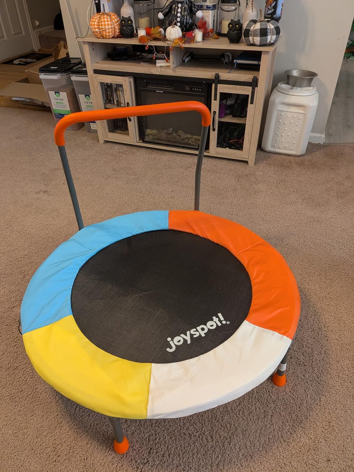 36-Inch Toddler Trampoline with Foam Handle, 3FT Foldable Mini Rebounder customer photo 1