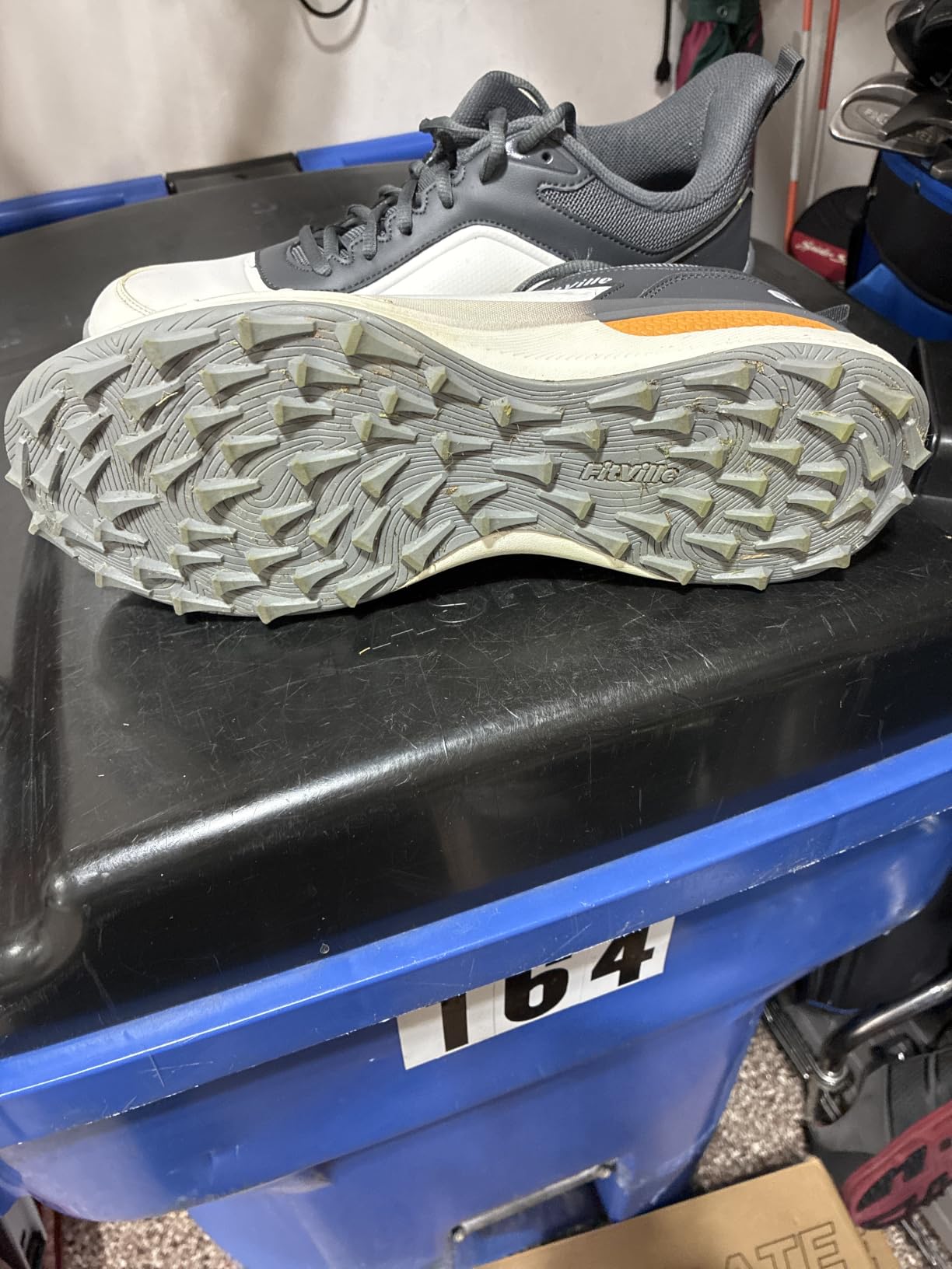 FitVille Extra Wide Men's Golf Shoes Waterproof, Professional No-Slip Spikeless Golf Shoes with Arch Support customer photo 1