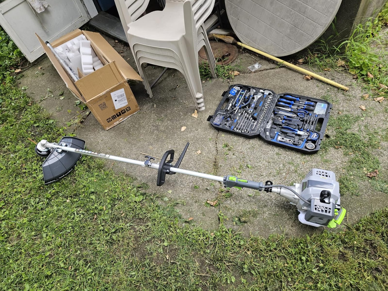 36CC Gas Hedge Trimmer, 2-Stroke Pole Hedge Trimmer for Garden Trimming customer photo 2