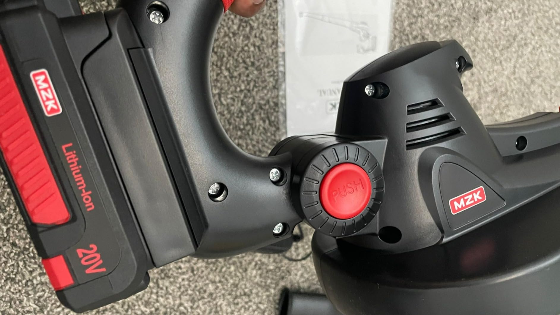 MZK 20V Cordless Leaf Blower, Lightweight Electric Blower customer photo 1