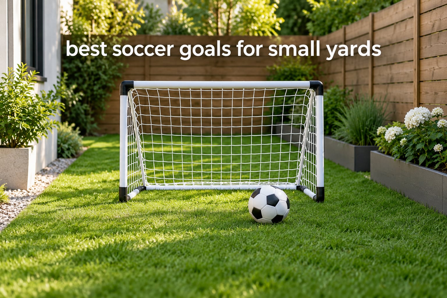 best soccer goals for small yards