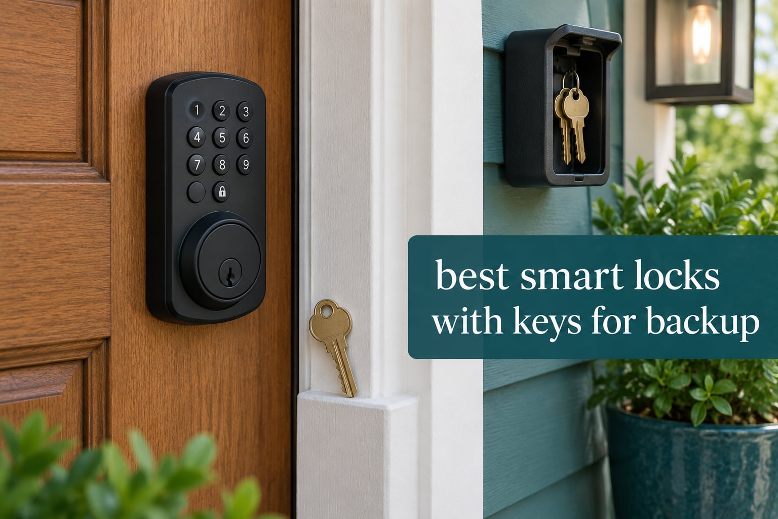best smart locks with keys for backup