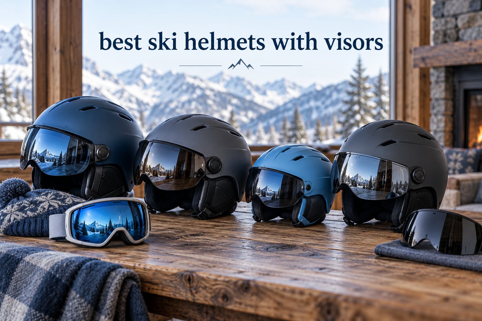 best ski helmets with visors