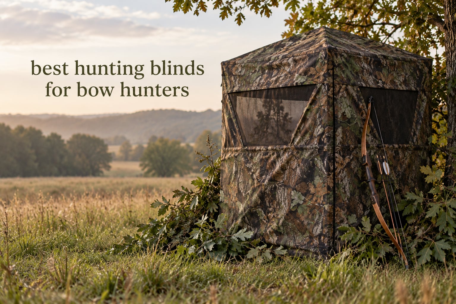 best hunting blinds for bow hunters