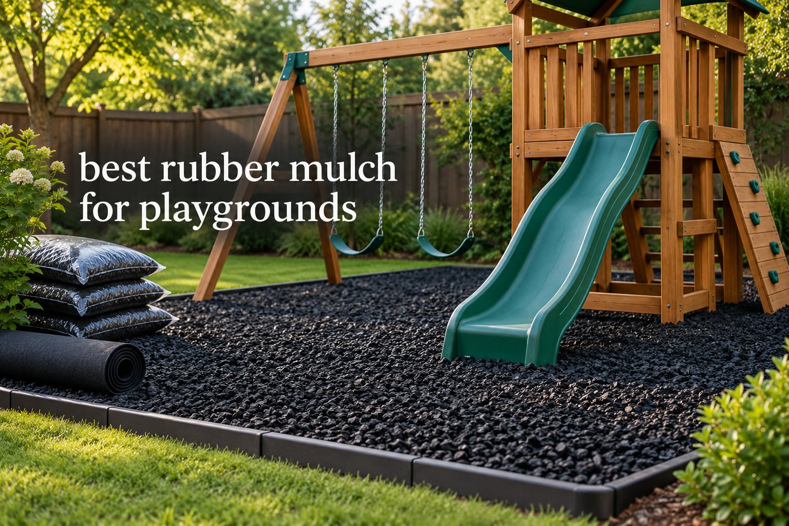 best rubber mulch for playgrounds