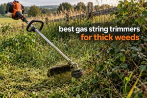 best gas string trimmers for thick weeds