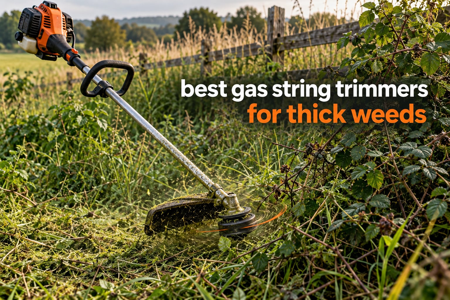 best gas string trimmers for thick weeds