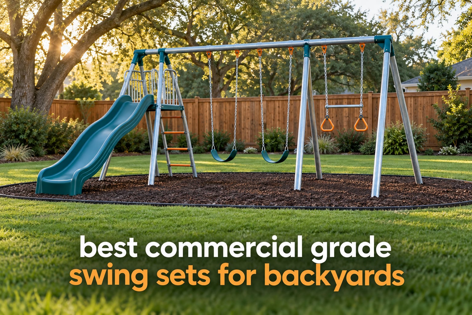 best commercial grade swing sets for backyards