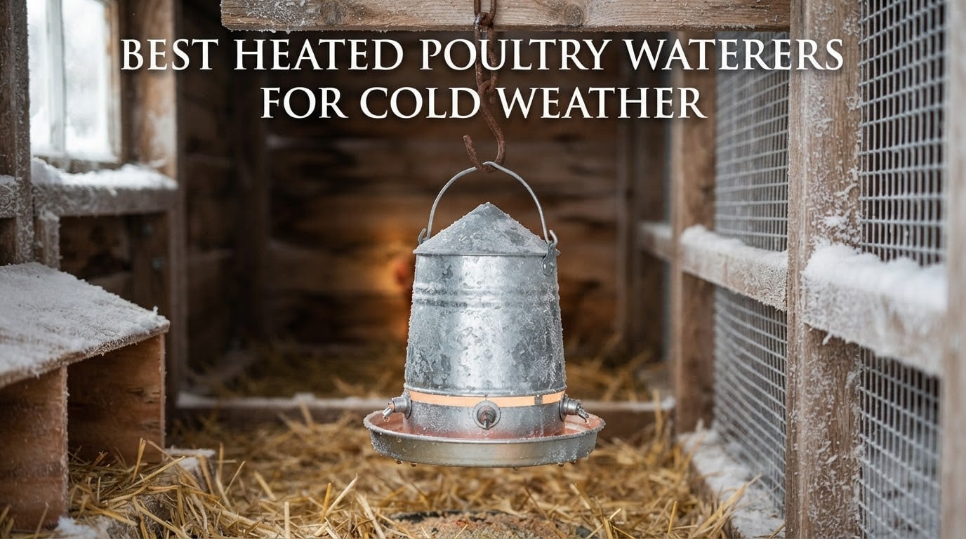 best heated poultry waterers for cold weather