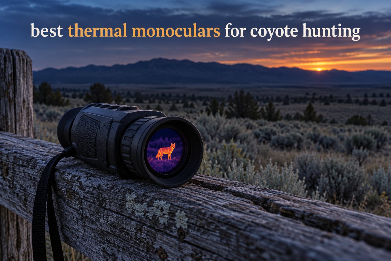 best thermal monoculars for coyote hunting