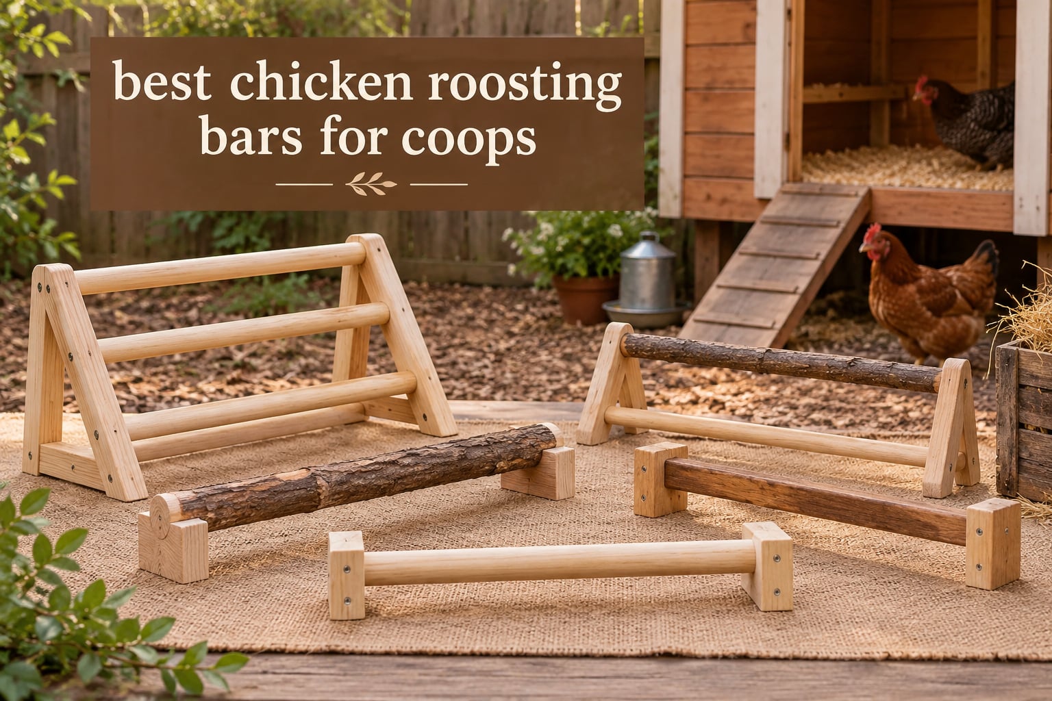 best chicken roosting bars for coops