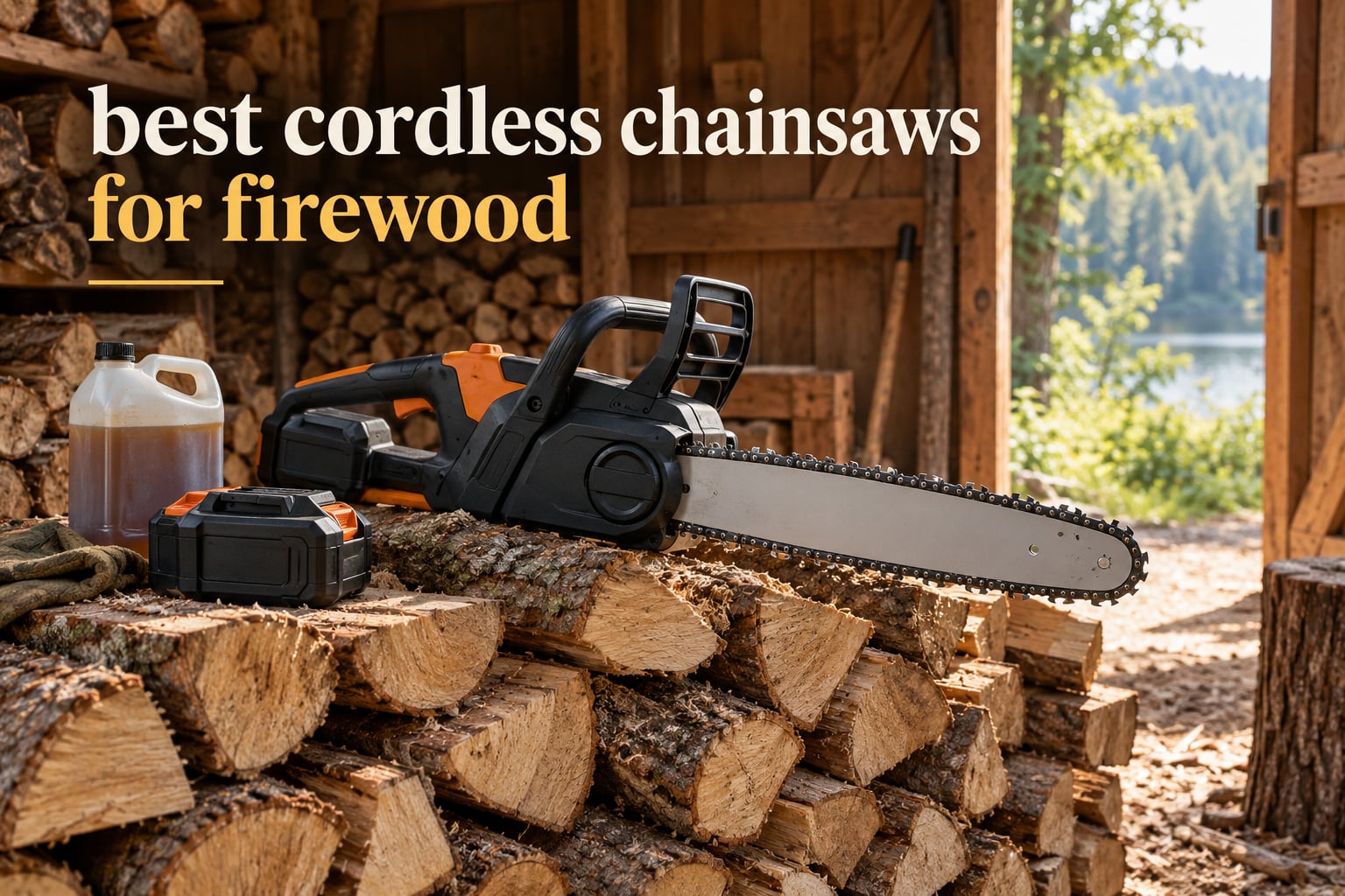 best cordless chainsaws for firewood